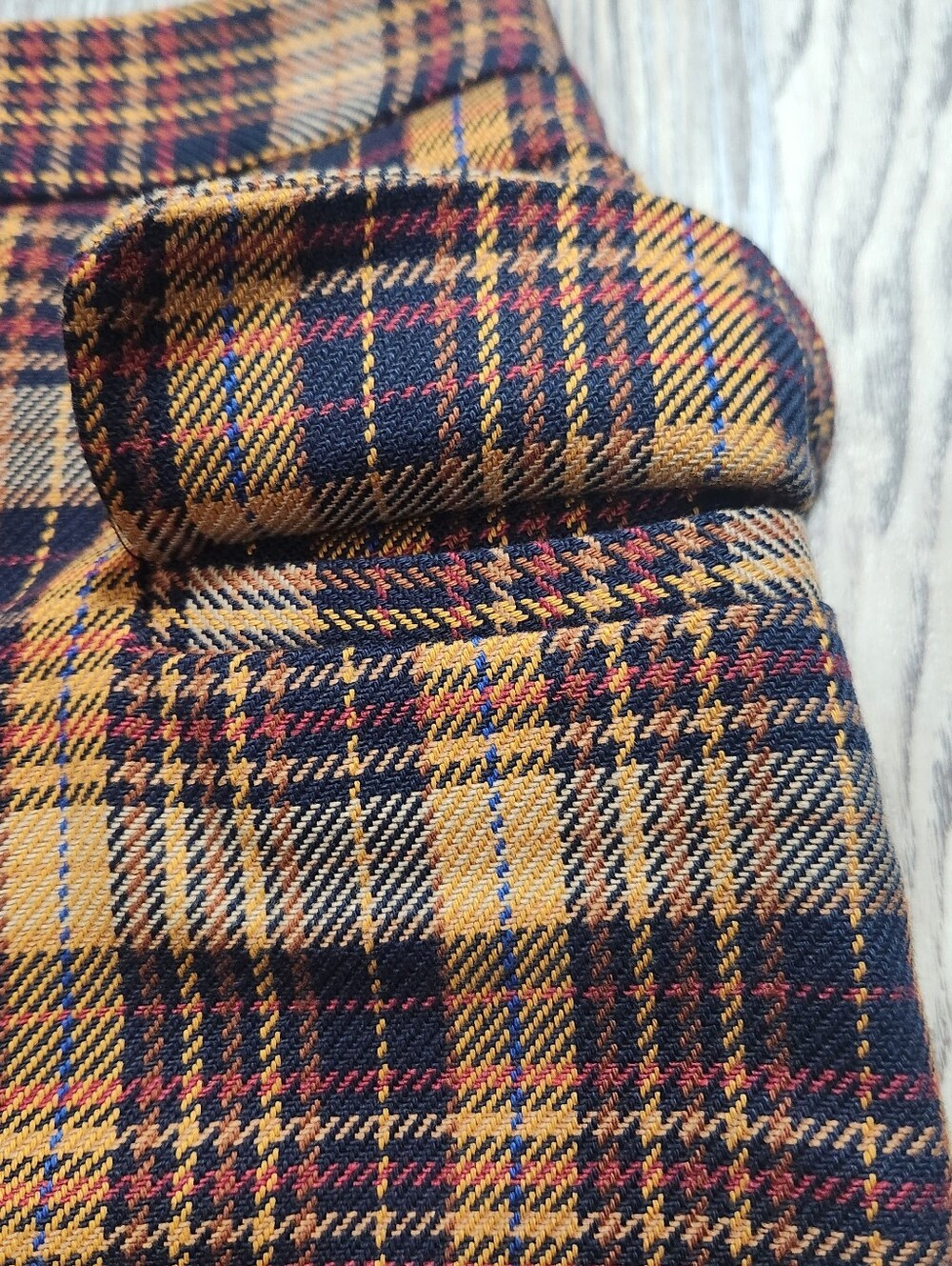 Remain Birger Christensen Cotton Blend Plaid Pencil Skirt Size 6 Knee Length - Picture 8 of 15